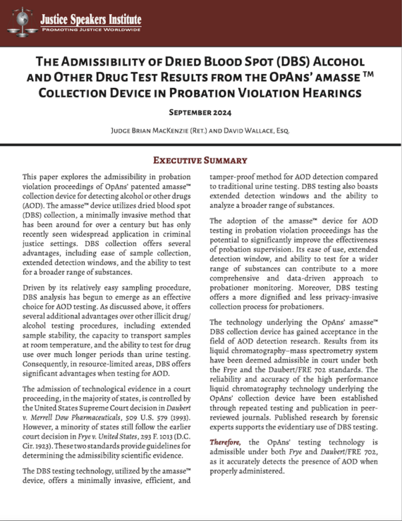 DBS Technology for AOD Testing"