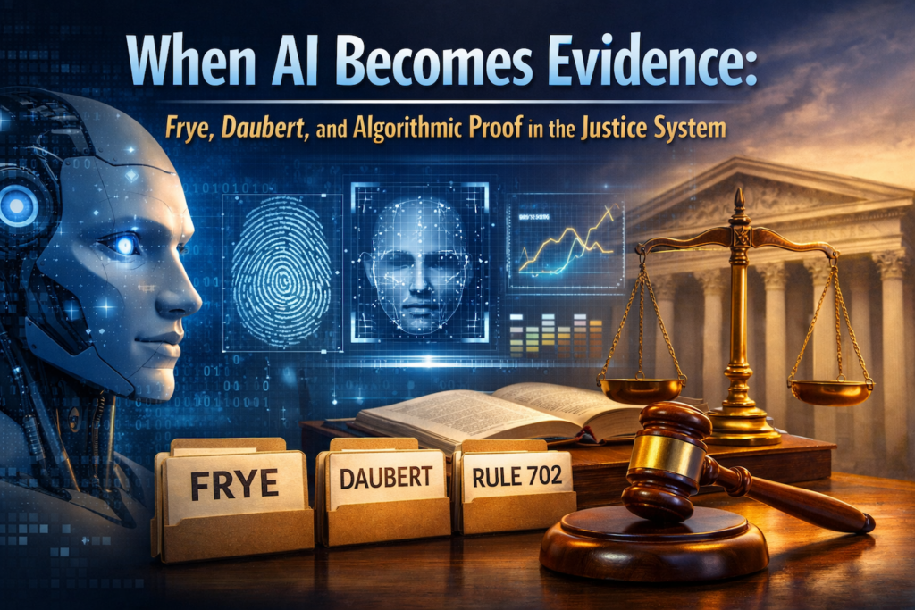 AI Evidence Admissibility: Frye, Daubert & AI
